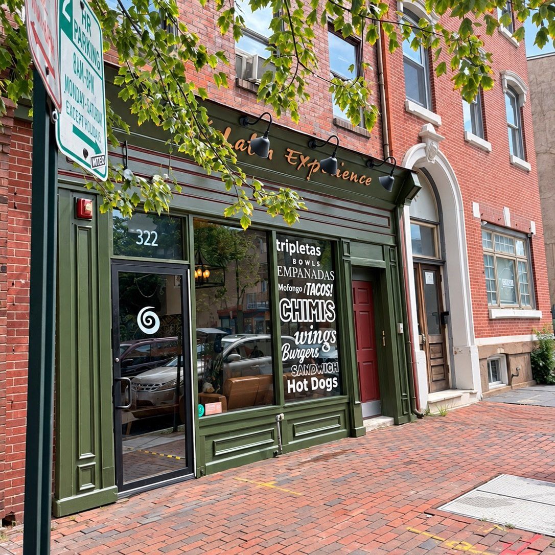Timbí's green storefront at 322 South Broad Street